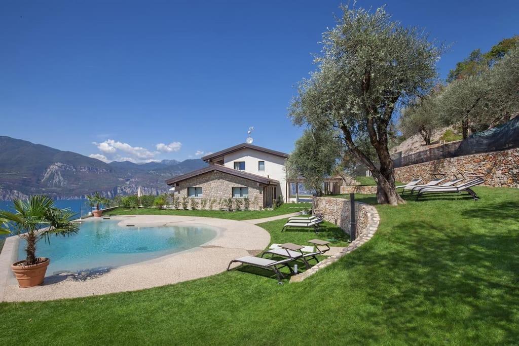 Villa Divina - Apt Prima Con Piscina E Vista Lago カステッレット・ディ・ブレンゾーネ エクステリア 写真