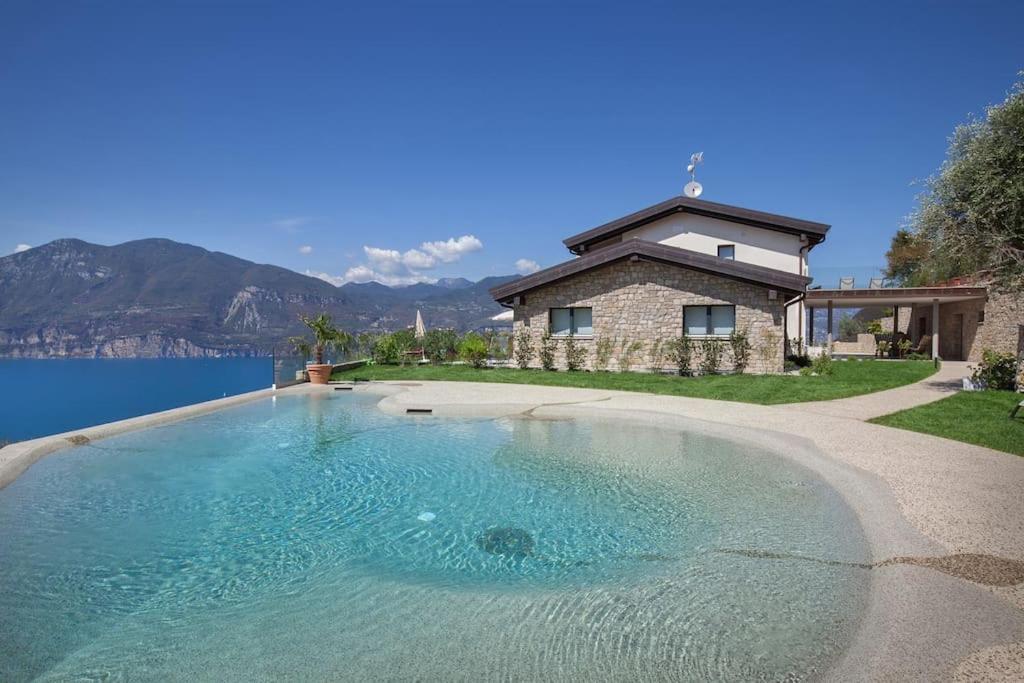 Villa Divina - Apt Prima Con Piscina E Vista Lago カステッレット・ディ・ブレンゾーネ エクステリア 写真